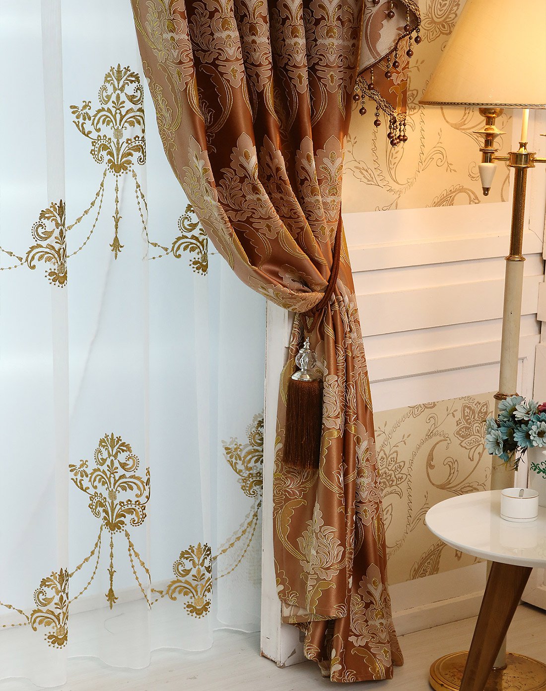 金蝉窗帘专场直发货周年庆 溢彩流光3x2.