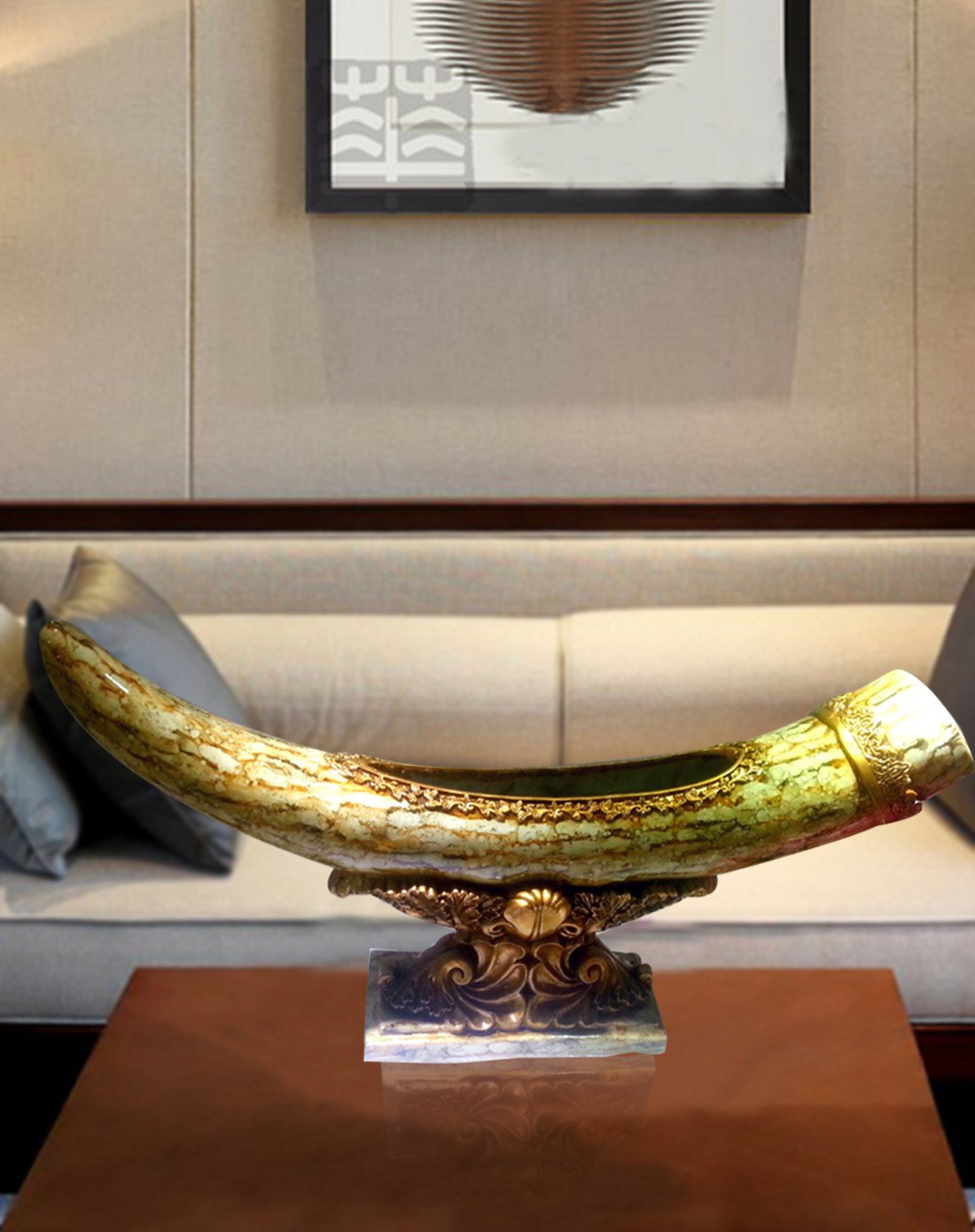 欧式象牙造型装饰品摆件