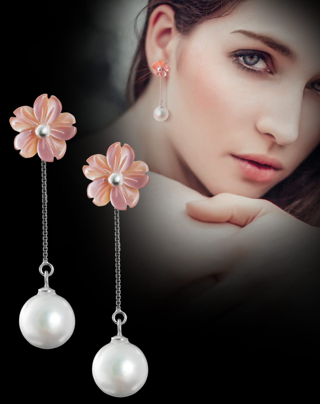 一款多用 欧美s925银耳线耳饰耳环耳钉耳针 唯美的诗篇a77