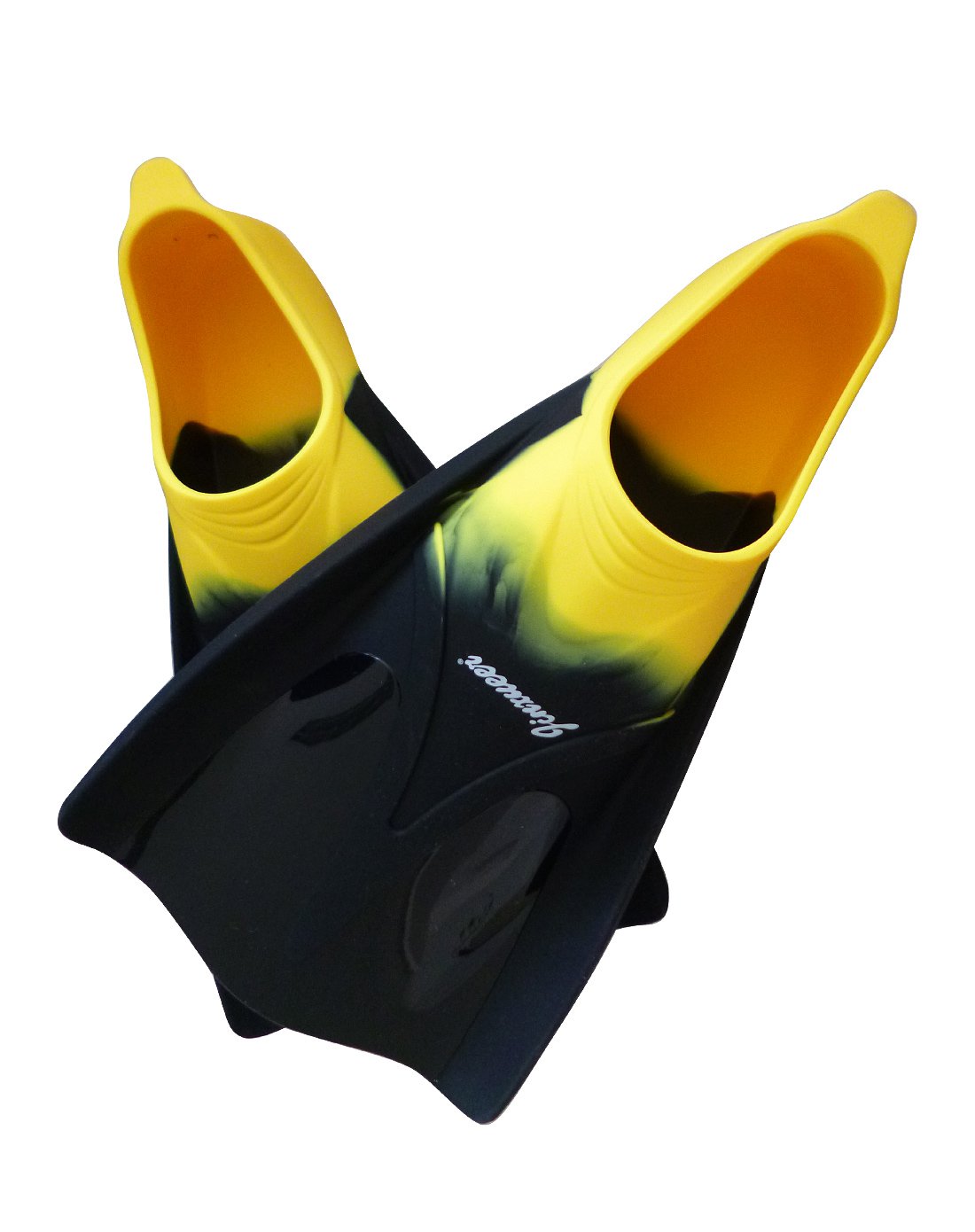 硅胶游泳装备 中性款潜水短脚蹼轻便蛙鞋