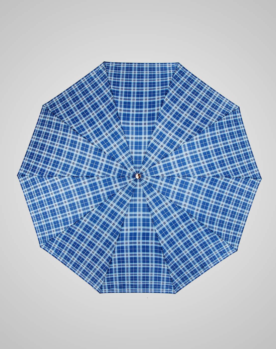 天堂伞 英伦风范格纹商务晴雨伞(3309e格)蓝白格纹