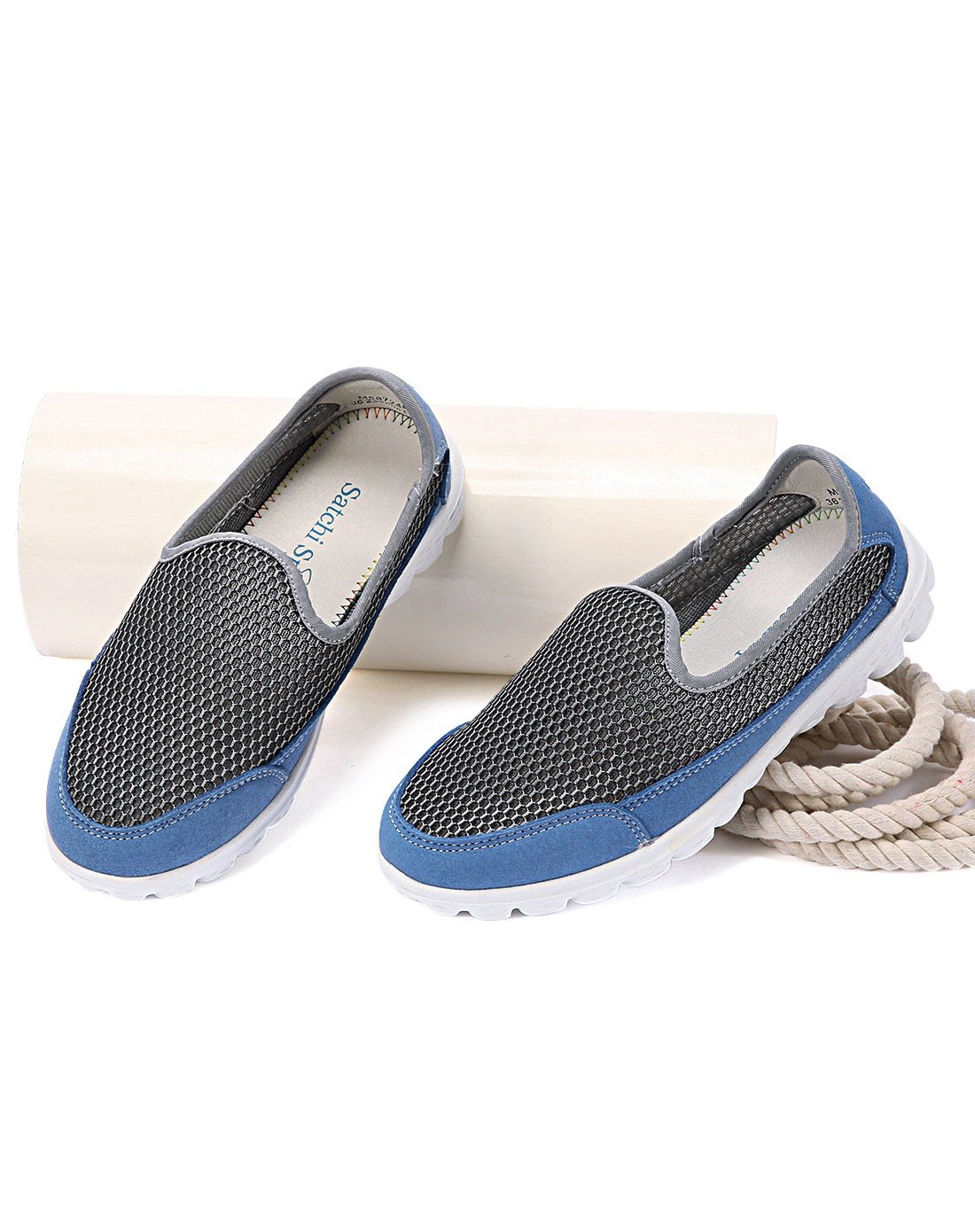 【女款】轻盈透气 轻便鞋深灰色