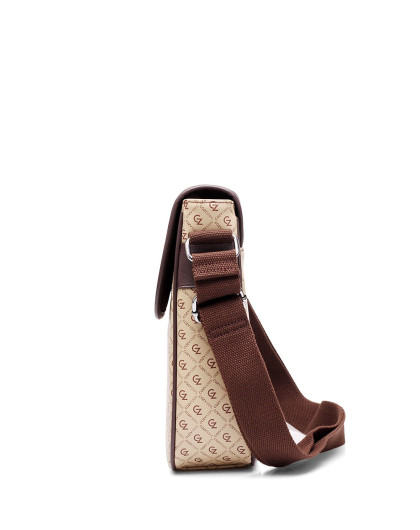 cozy steps印花男士商务单肩包