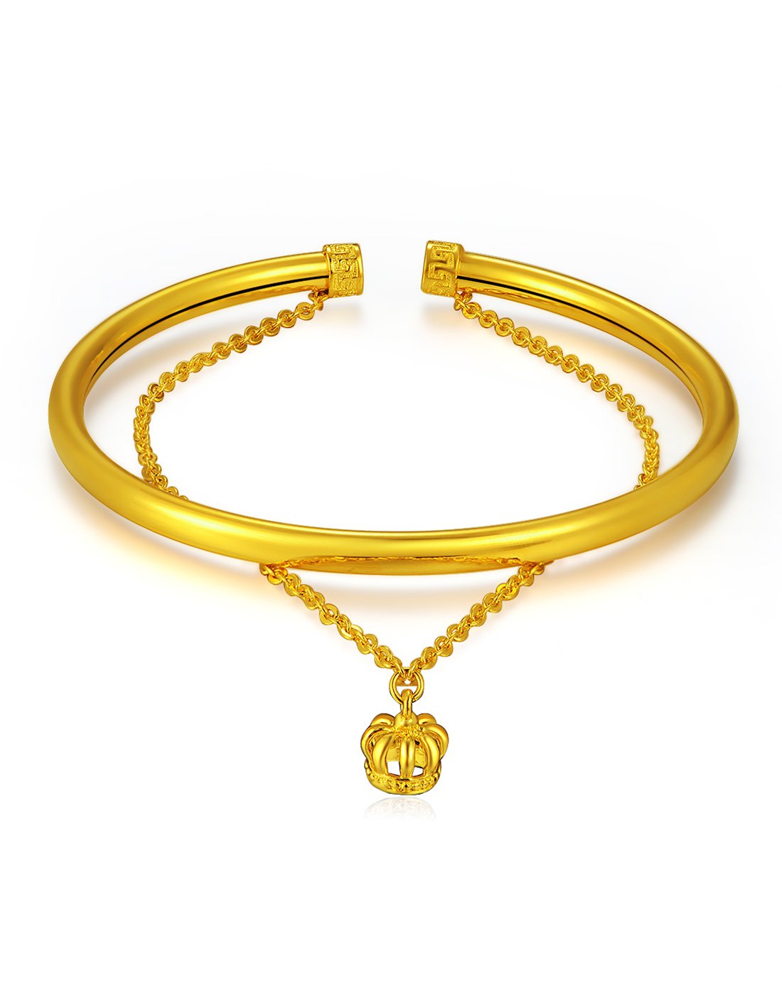 百泰首饰batar jewellery珠宝专场百泰 足金弹簧金镯链手镯 (计价)slv