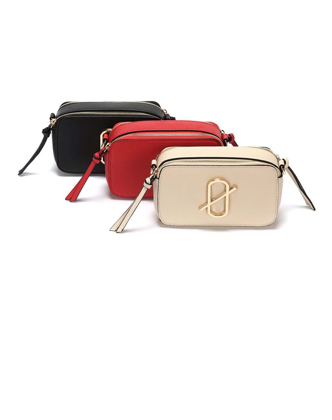 杜拉拉系列17新款现代都市简约横款女式小方包黑色