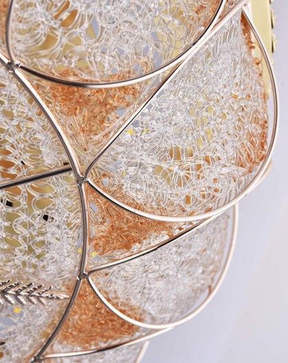 72w幽兰拉丝红外控制三色光卧室灯