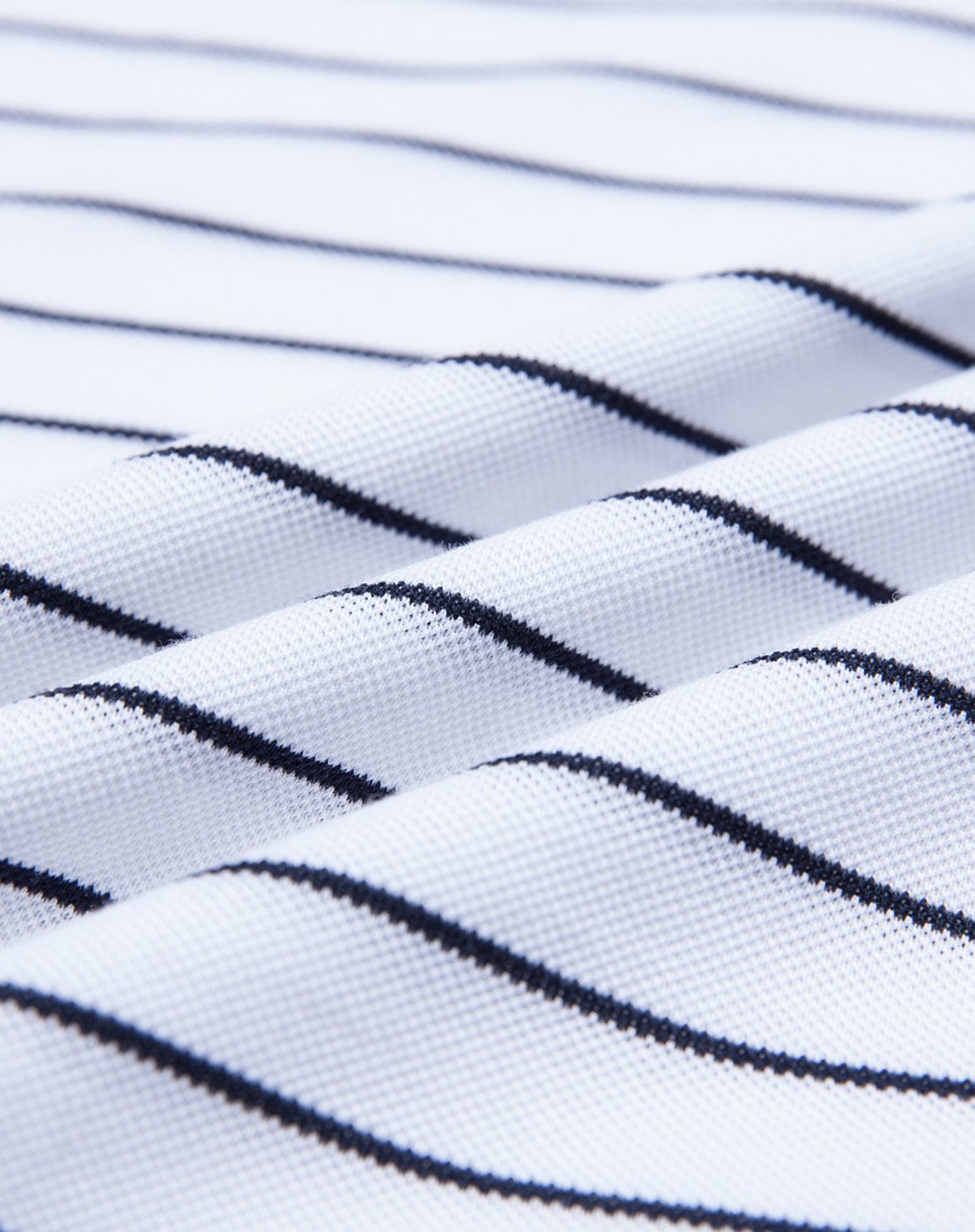 斯文内敛柔滑亲肤短袖t恤条纹浅白