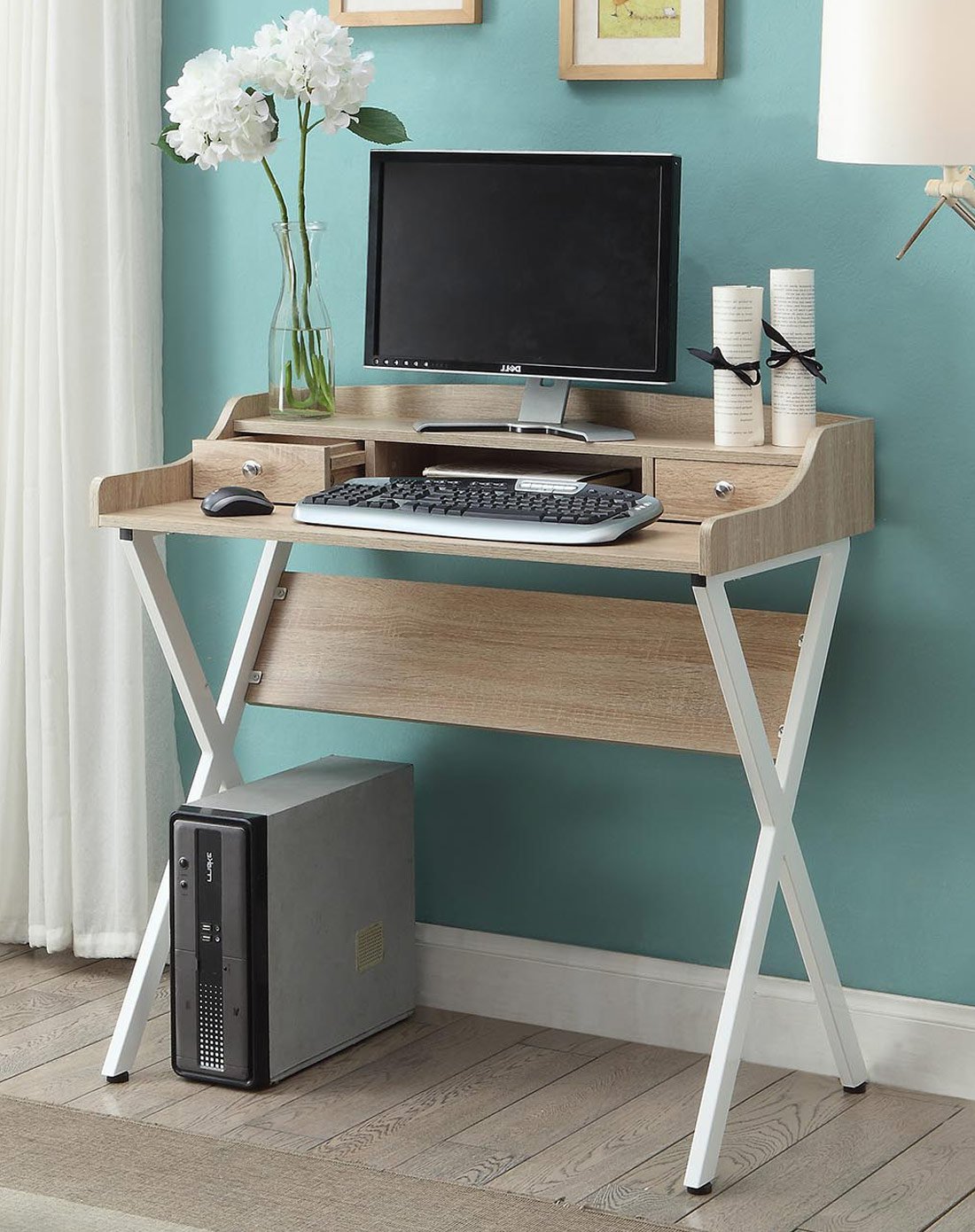 家世比homebi家居收纳专场直发货笔记本电脑桌时尚电脑桌hbydn02x-s