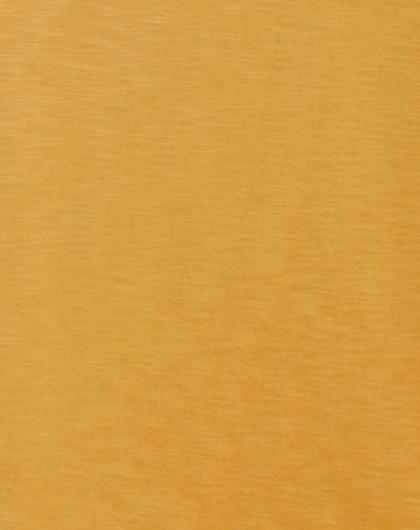 百搭纯色v领街头黄色短袖宽松t恤