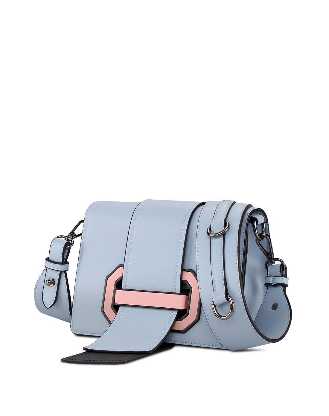 新款女包斜挎包韩版百搭小方包舌头宽肩带包原宿单肩包潮