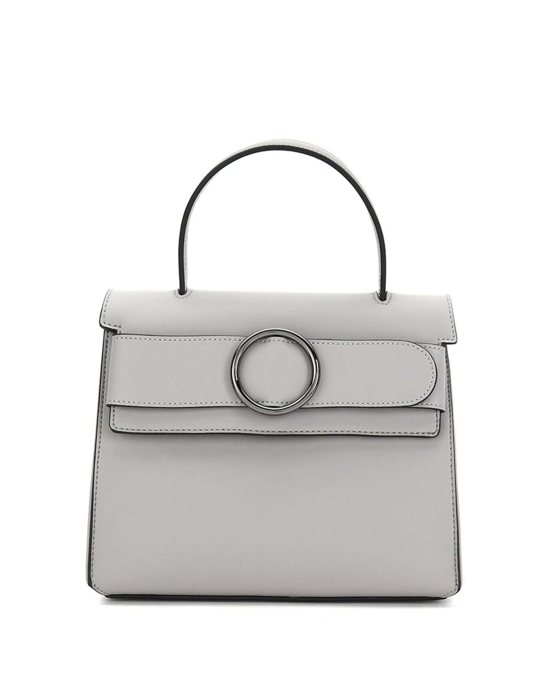 达芙妮简约优雅环扣装饰女式单肩包