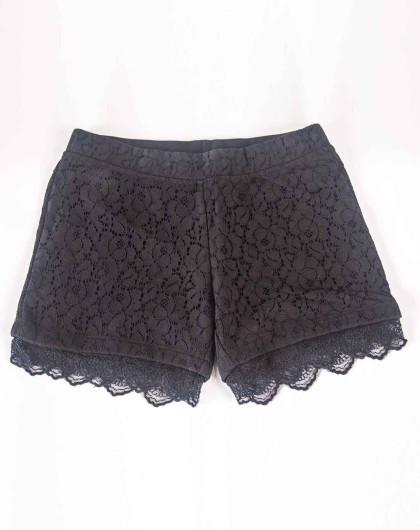 【透气弹力】蕾丝三分裤