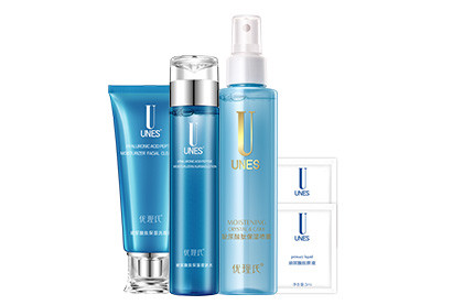 优理氏 unes多效清洁补水套组 4件套 保湿滋润 护肤套装