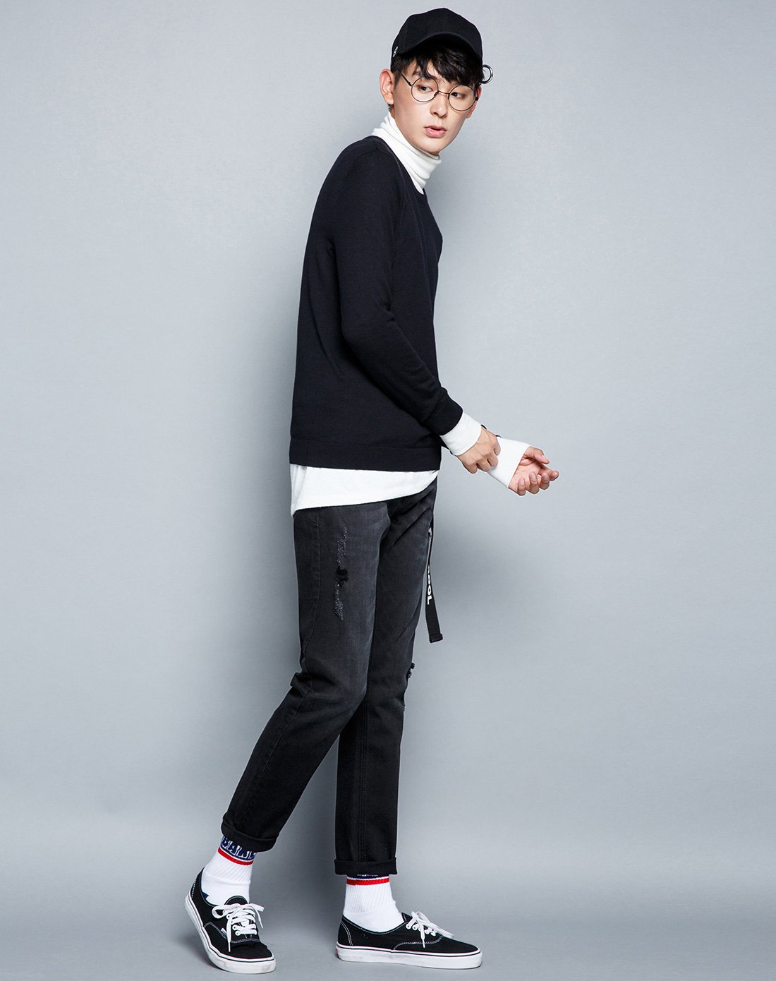 森马牛仔裤秋装时尚男士休闲中低腰合体直筒牛仔长裤