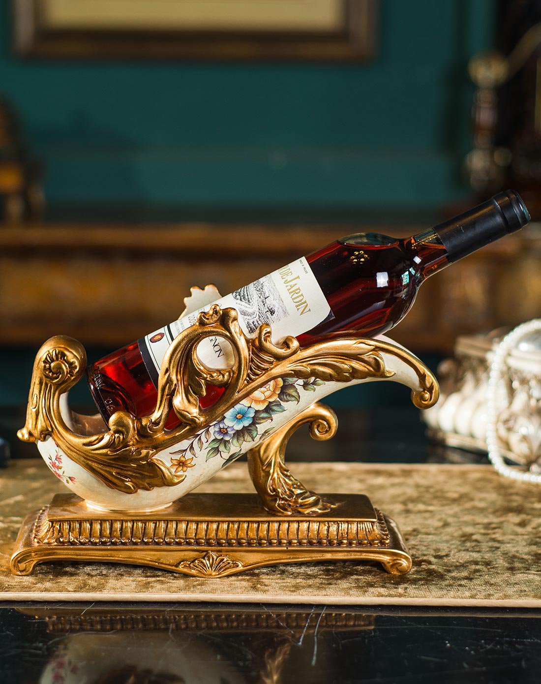 欧式树脂餐厅厨房酒具酒架摆件