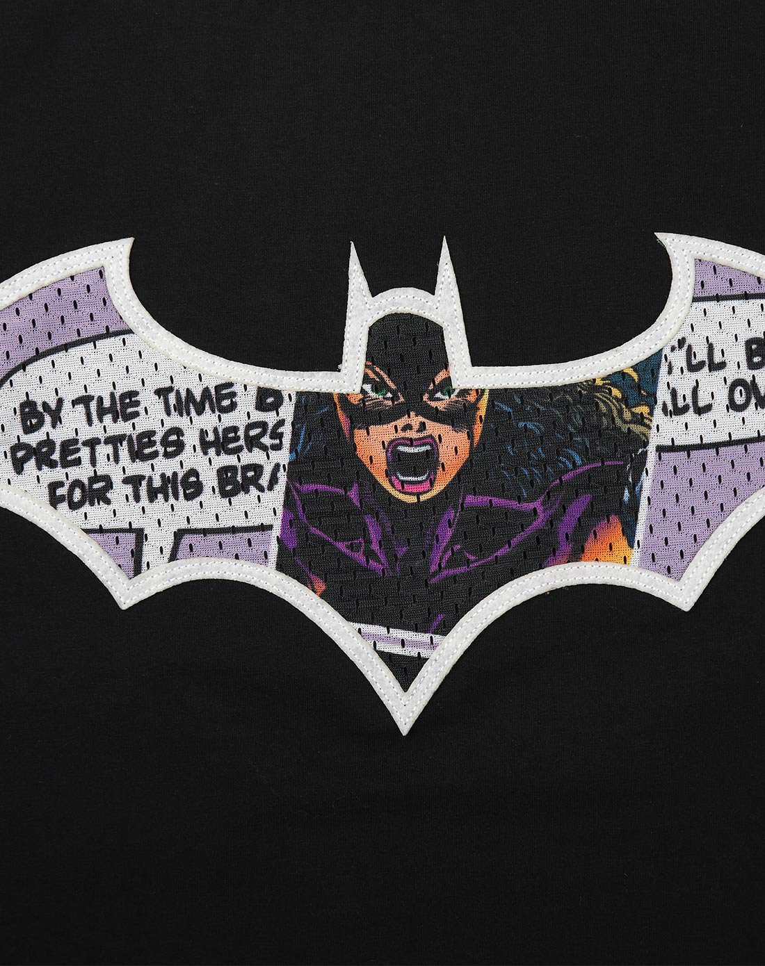 美国dc超级英雄系列潮牌服饰专场 蝙蝠侠/batman系列 女款短袖t恤