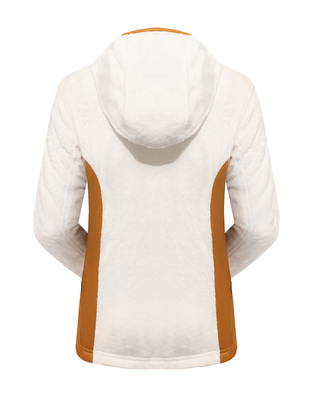 柔软细密绒毛 女款厚双面绒抓绒衣 拼接修身