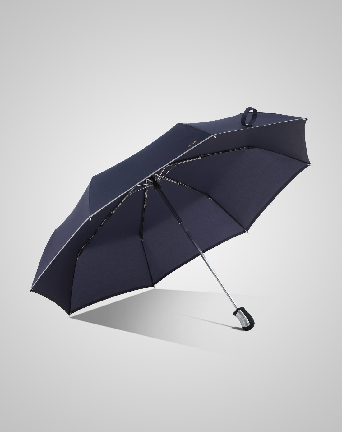 时尚商务男士全自动雨伞夜间反光(30286djc17)