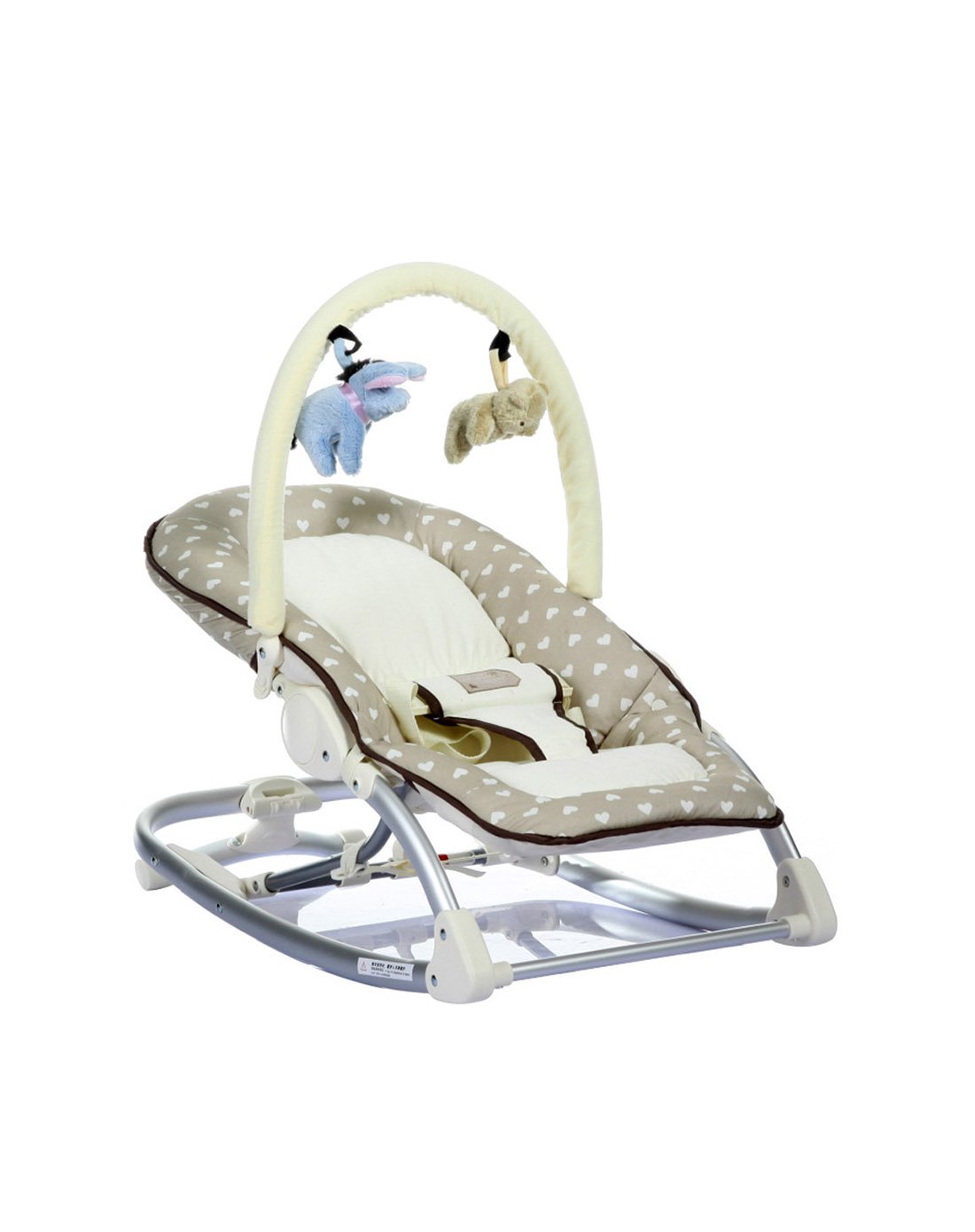 带玩具架可折叠哄睡宝宝安抚椅婴儿摇椅