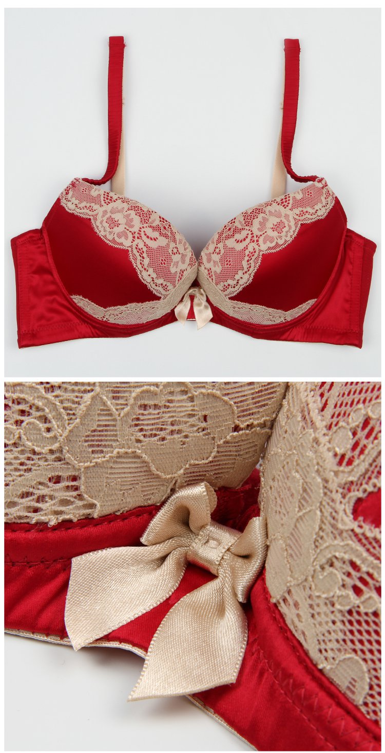 布迪设计 性感聚拢蕾丝文胸小胸聚拢内衣