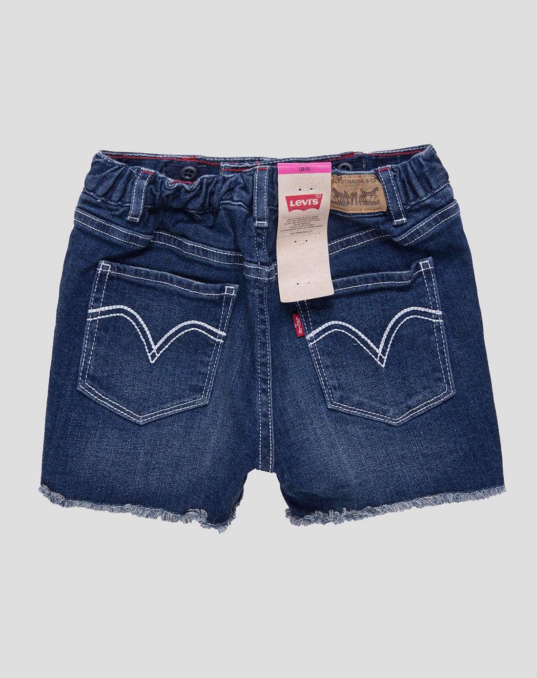 李维斯levi's男女童levis 女童牛仔短裤52622ds821889_唯品会