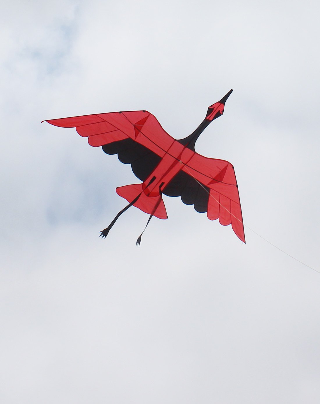 3米仙鹤风筝送18cm轮盘 200米拉力线