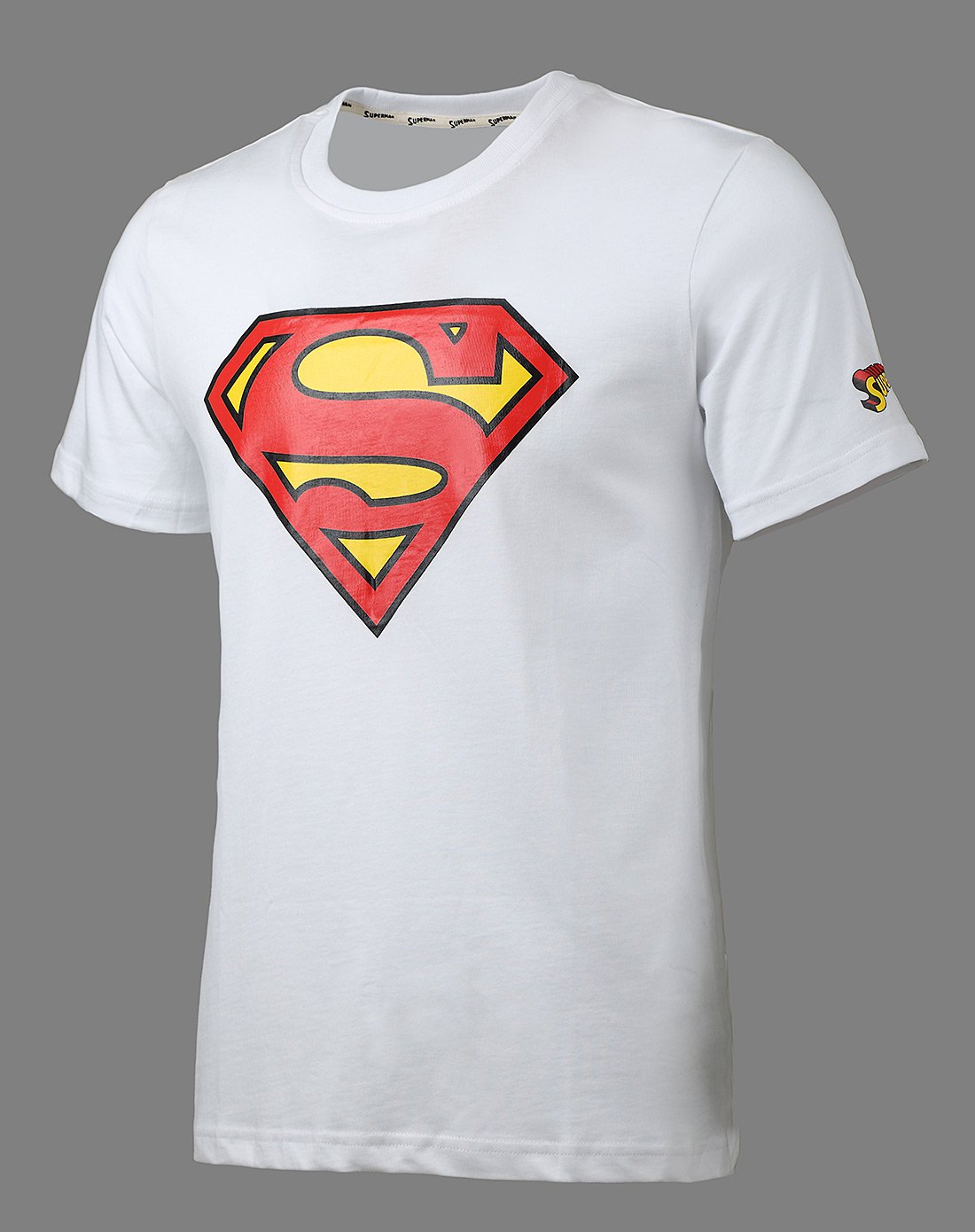 超人/superman系列 男款短袖t恤 情侣胶印logo