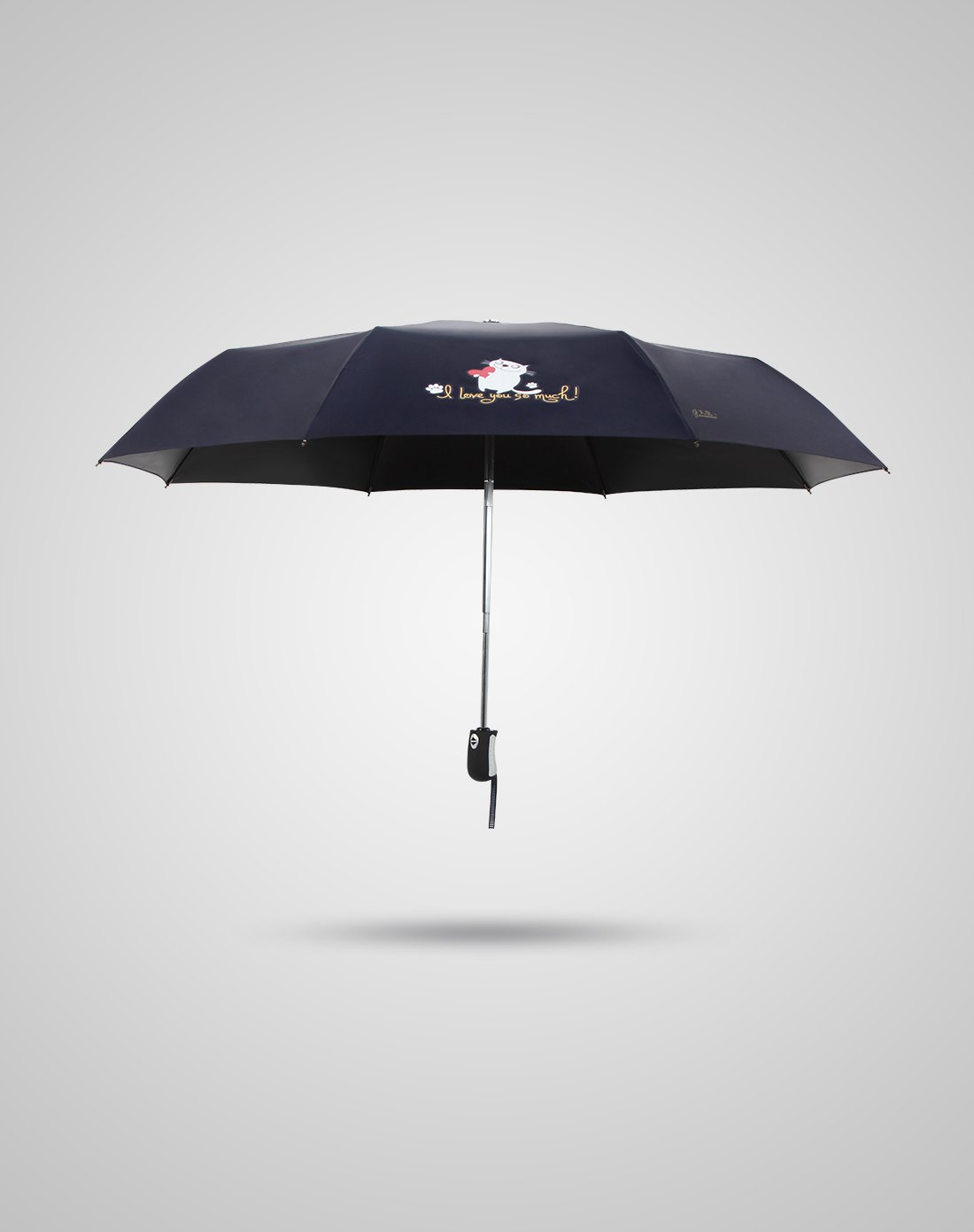 天堂伞 全自动商务防晒晴雨伞唯品会专供款(嫣然一笑)