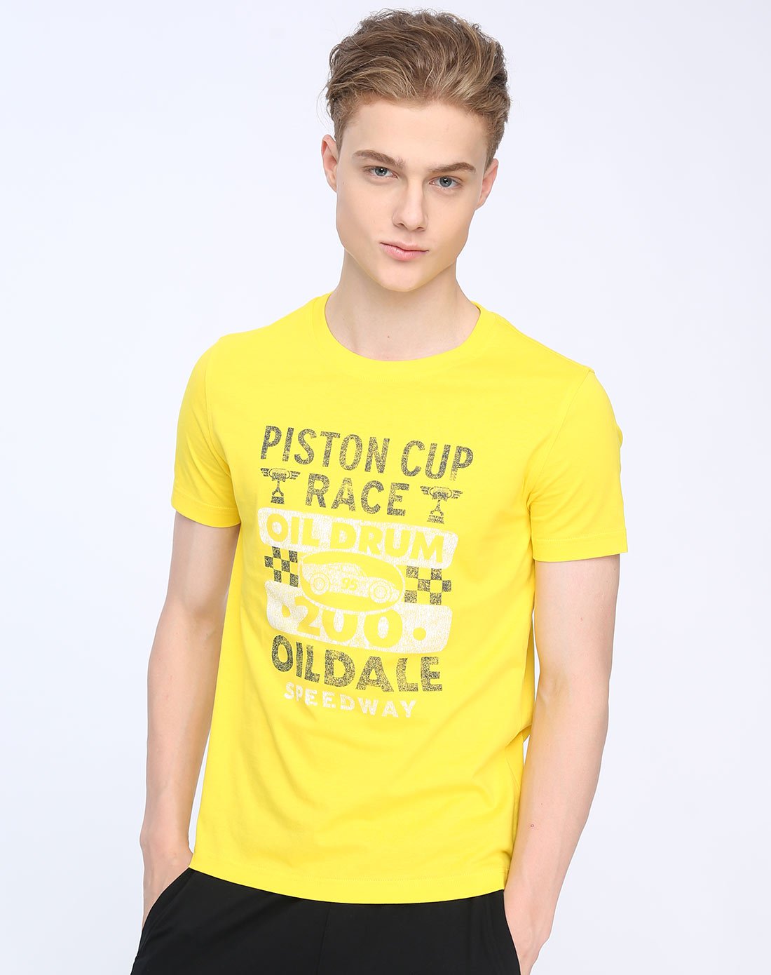 男装迪士尼皮克斯印花短袖t恤