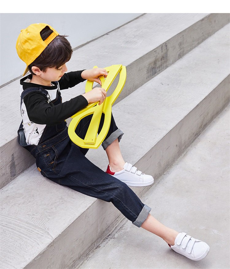 男童牛仔背带裤