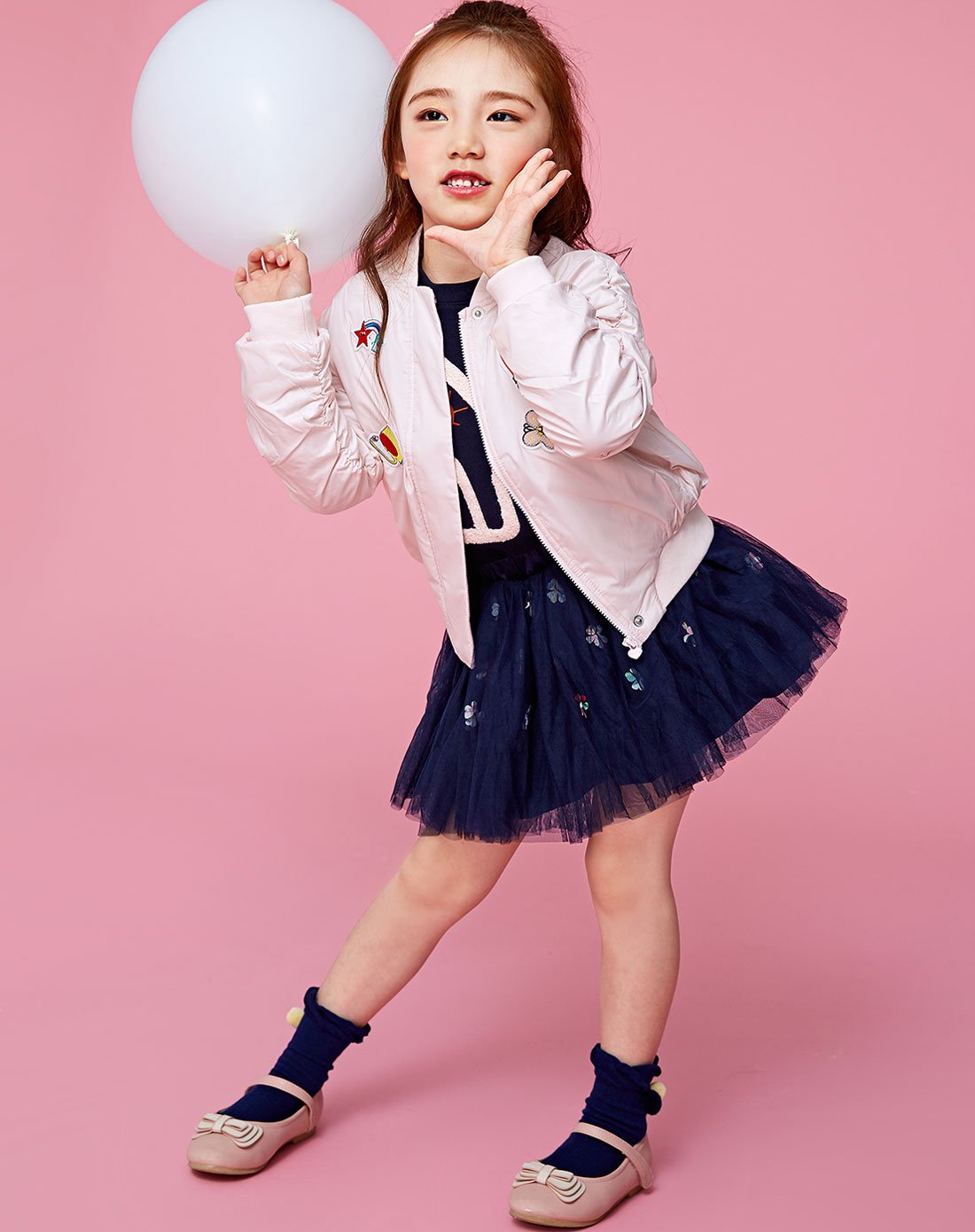 kids童装 女童夹克