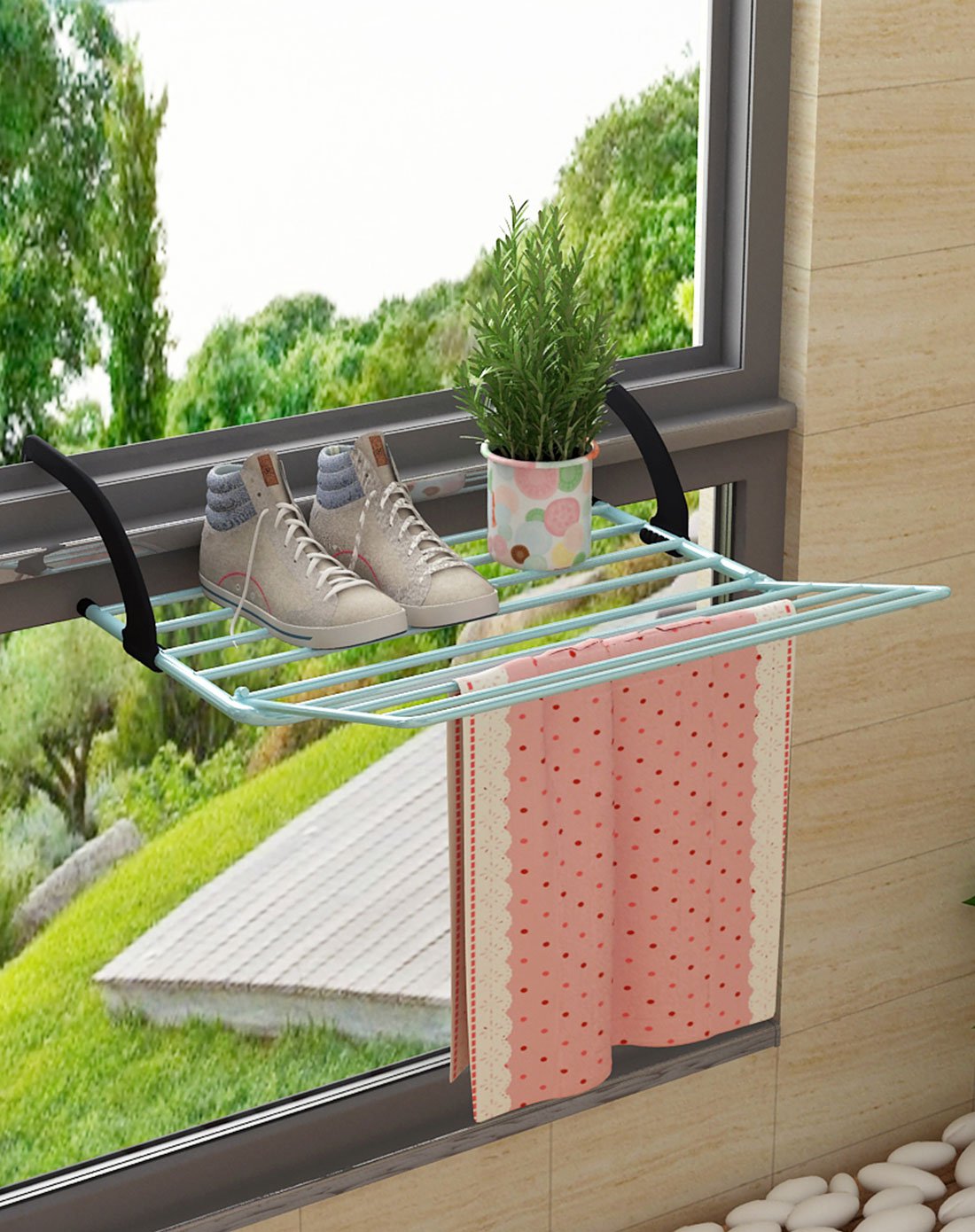 简易阳台晾晒架