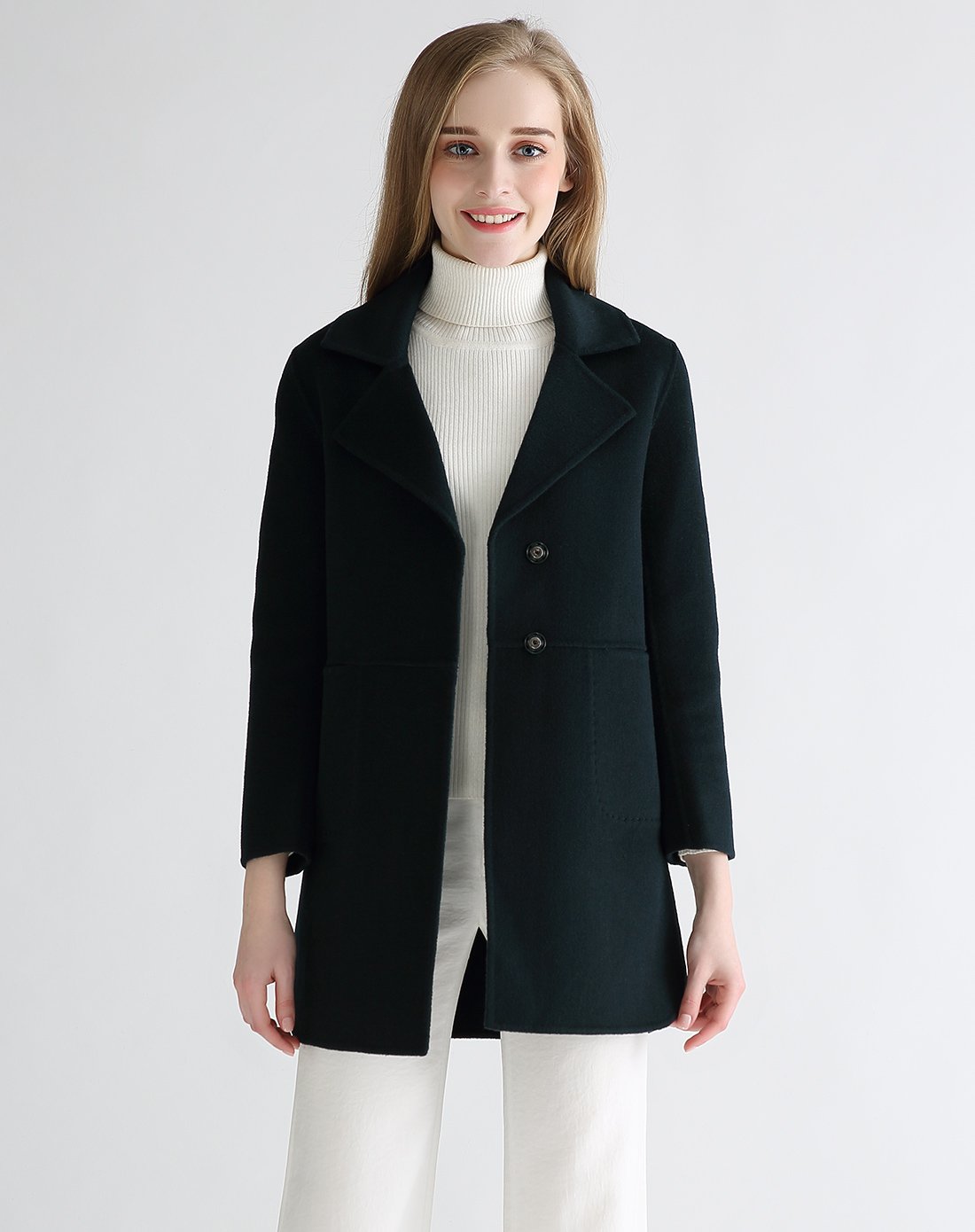 女款格调纯羊毛大衣