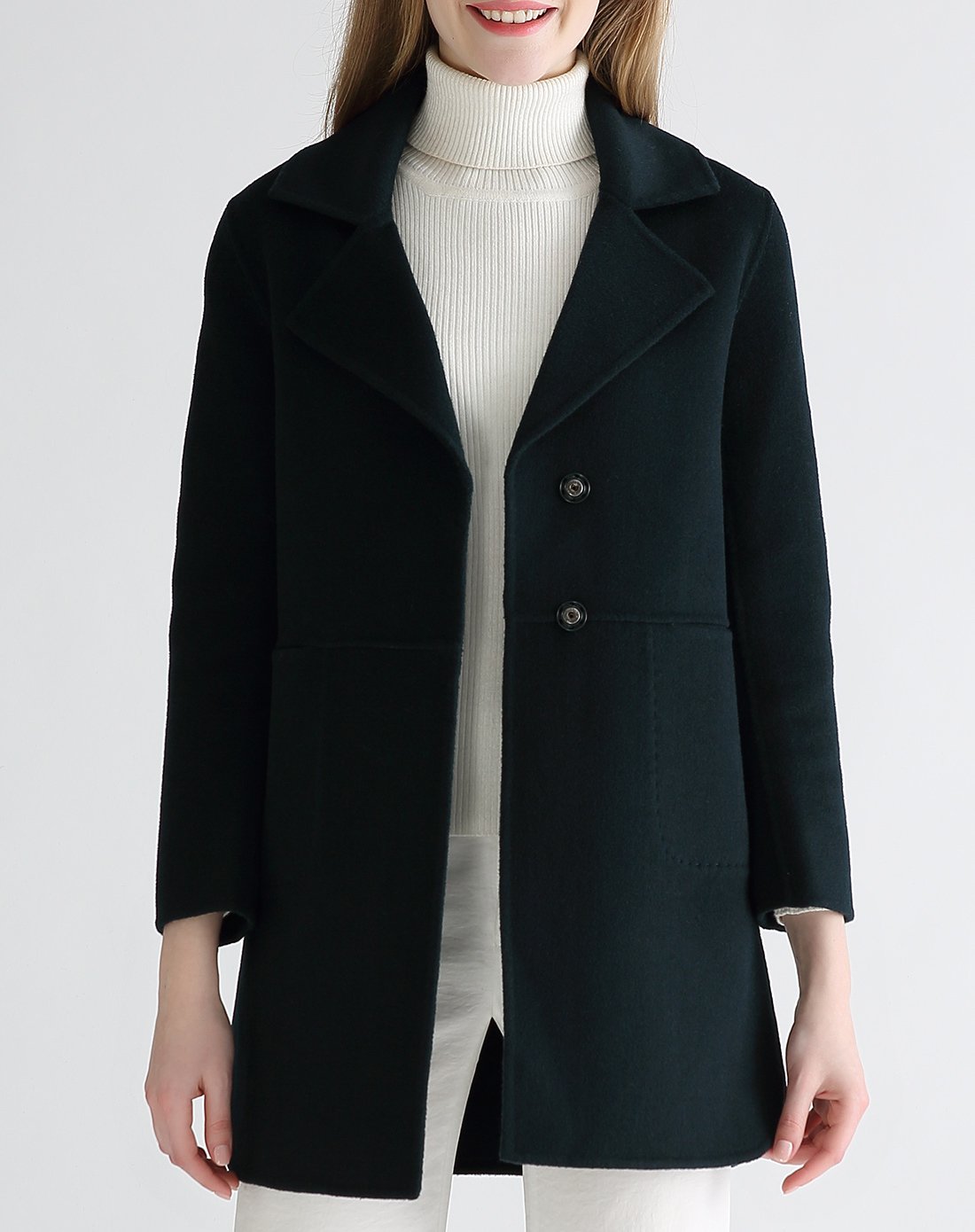 女款格调纯羊毛大衣