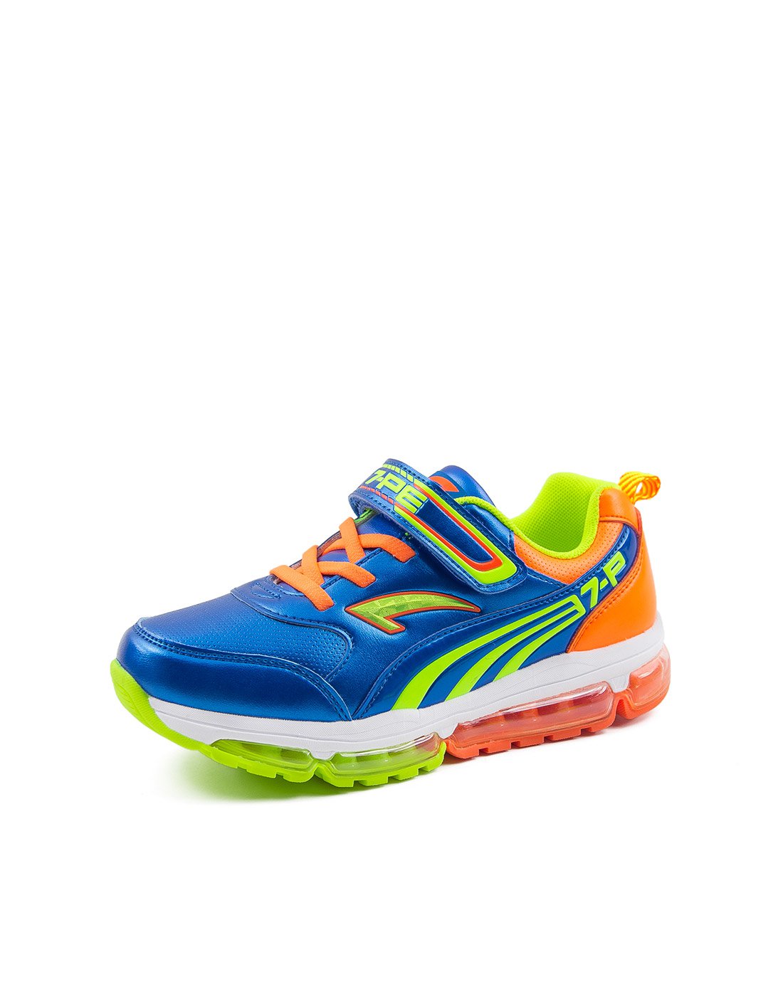 七波辉童鞋 男中童休闲皮面鞋 儿童时尚气垫运动鞋