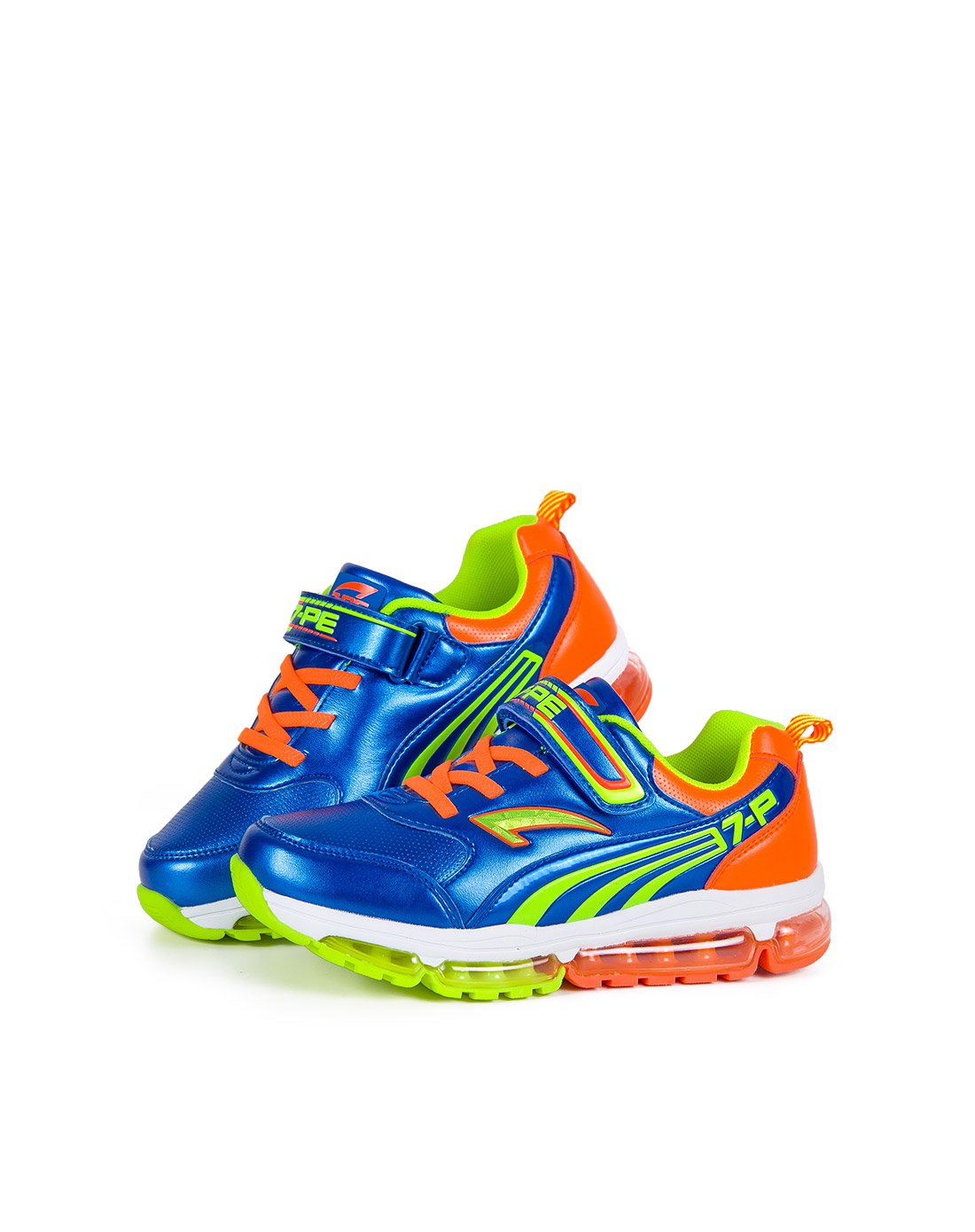 七波辉童鞋 男中童休闲皮面鞋 儿童时尚气垫运动鞋