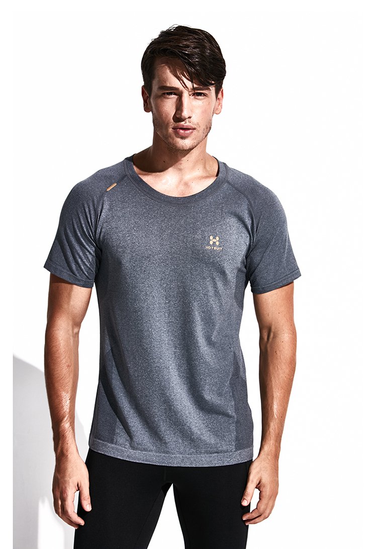 hotsuit 后秀/ 透气快干 男士t恤短袖圆领运动短袖衫 水鸭绿 xl