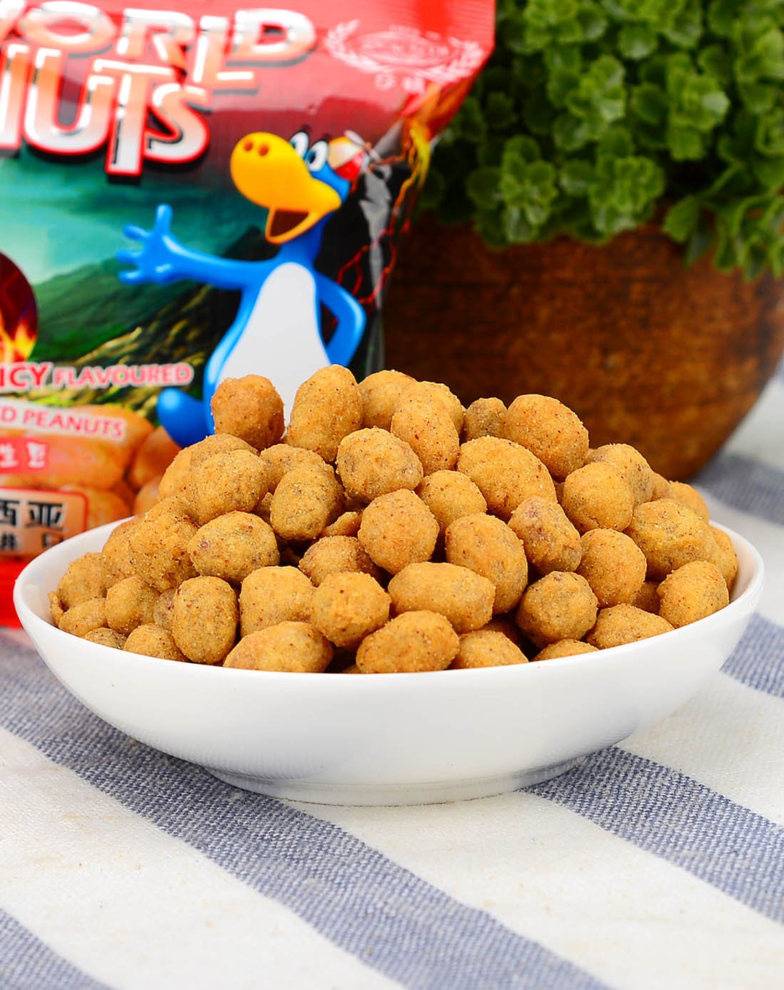 马来西亚 香辣味花生豆150g(15g*10包)