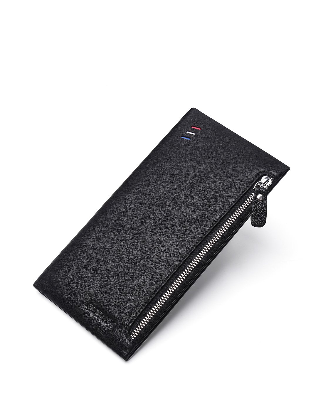卡丹路(cardanro)新品男款真皮大容量钱夹商务休闲长款钱包