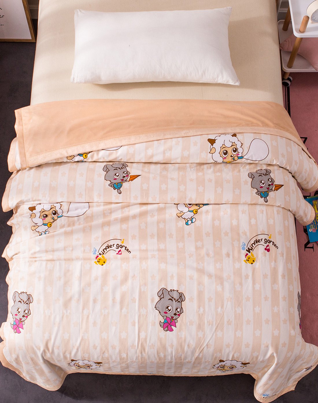 专供 喜羊羊与灰太狼四季双面毯 多用毛毯