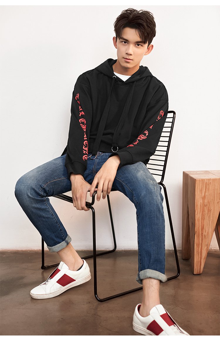 【吴磊明星同款】春季新款潮流百搭男士卫衣
