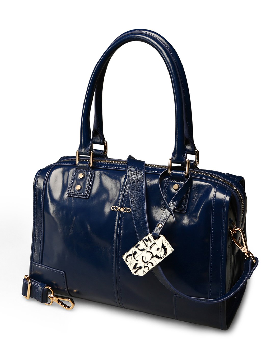 高美高女款时尚手提斜跨波士顿包女包c4963