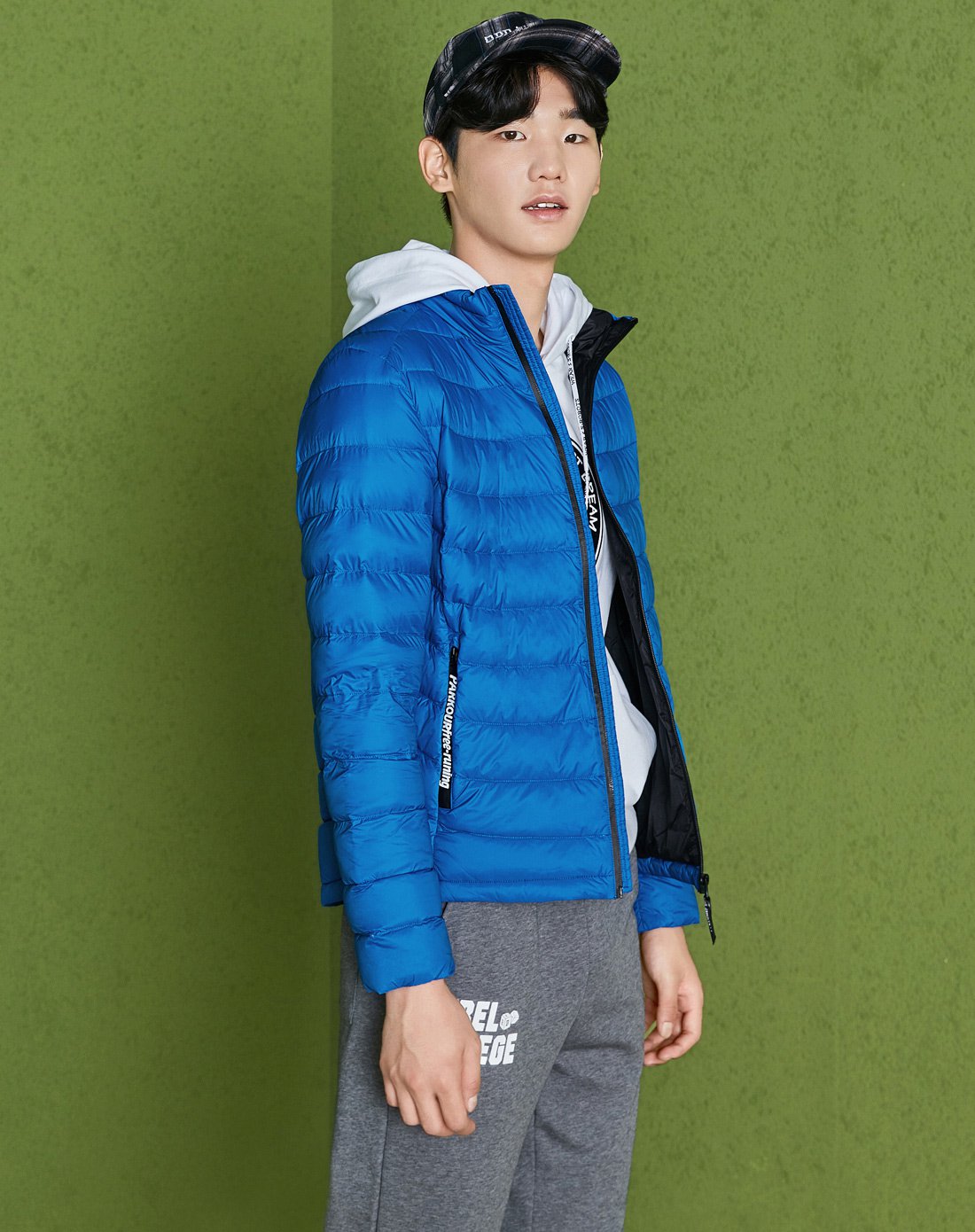 【杨洋明星同款】森马冬装男士韩版短款连帽纯色保暖90绒男士羽绒服