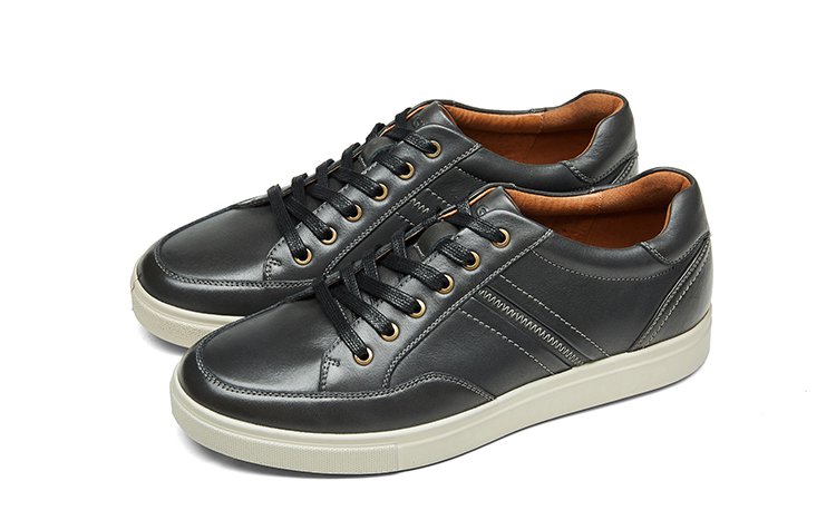秋冬男鞋潮流系带牛皮男士休闲鞋男板鞋男士皮鞋男鞋