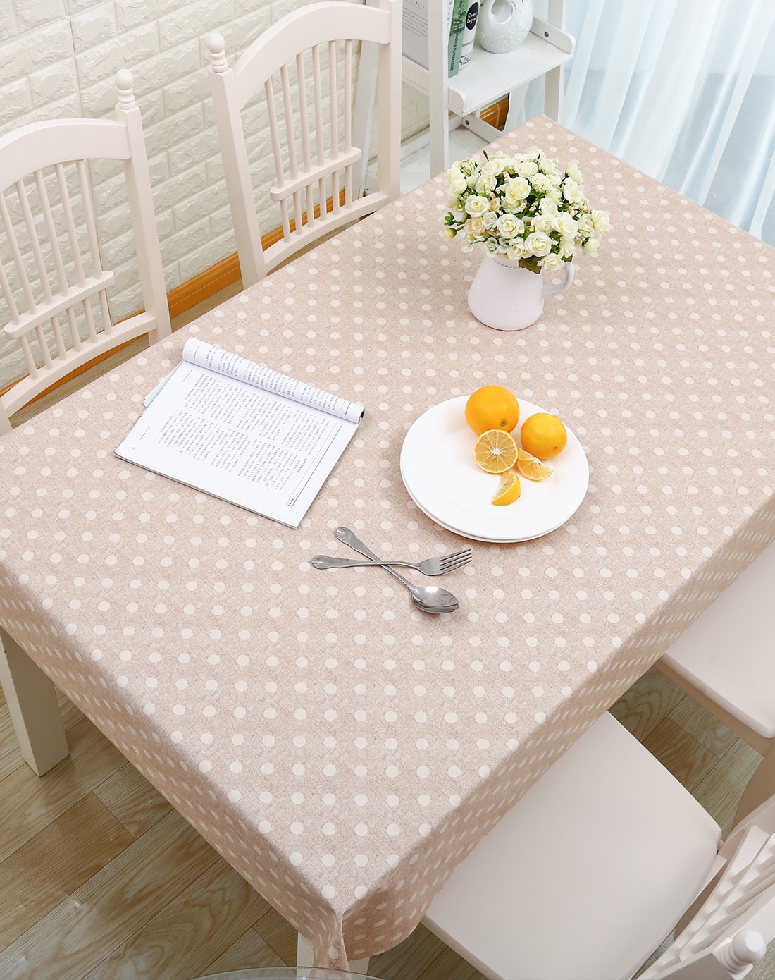 桌布布艺 棉麻小清新防水防烫防油免洗餐桌布