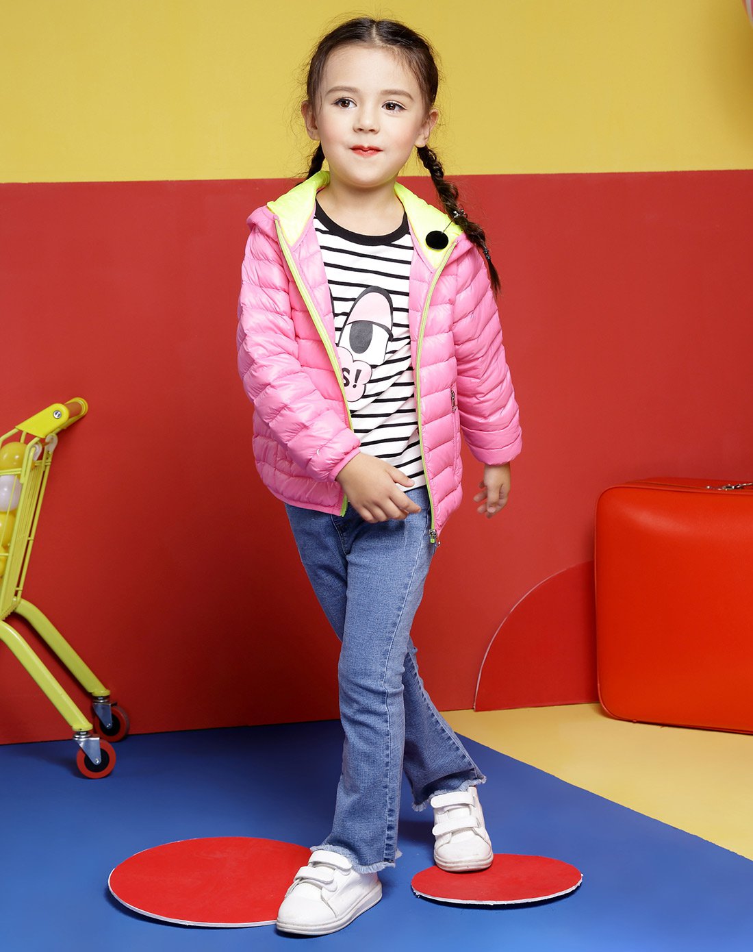 osa欧莎童装 男女童轻薄款羽绒服外套