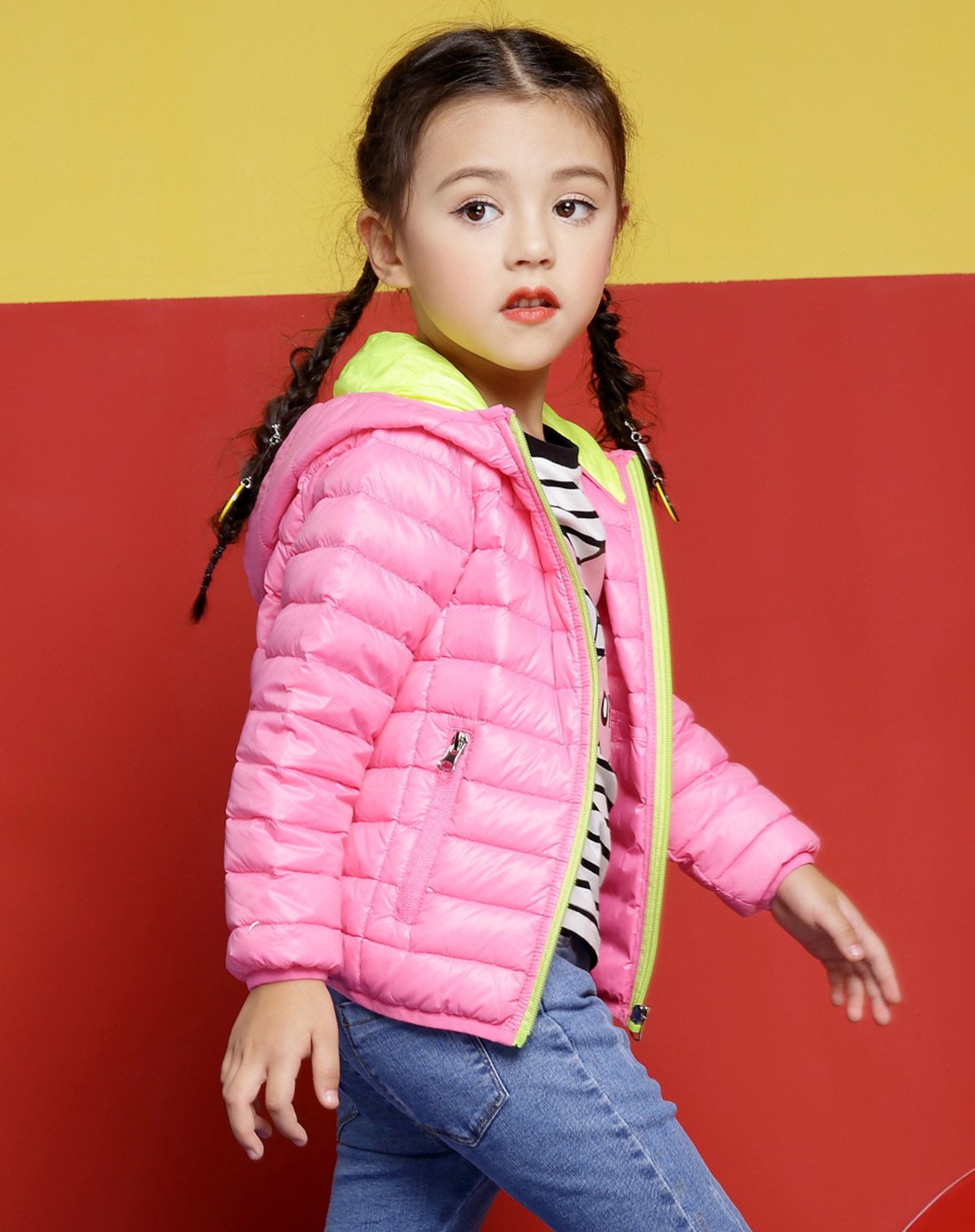 osa欧莎童装 男女童轻薄款羽绒服外套