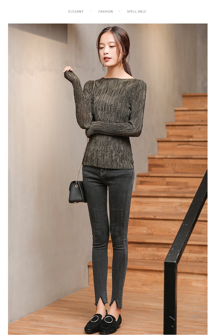 慕诗涵 气质女神范百搭舒适打底衫