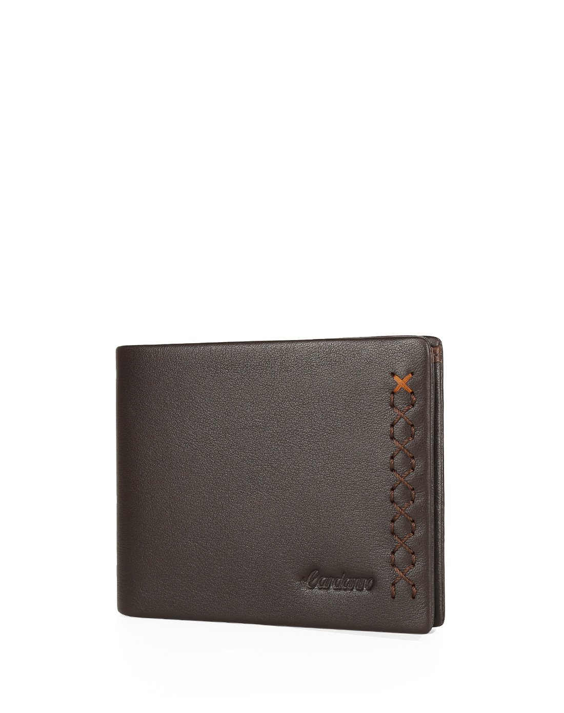卡丹路(cardanro)新品头层牛皮男款休闲百搭短款钱包