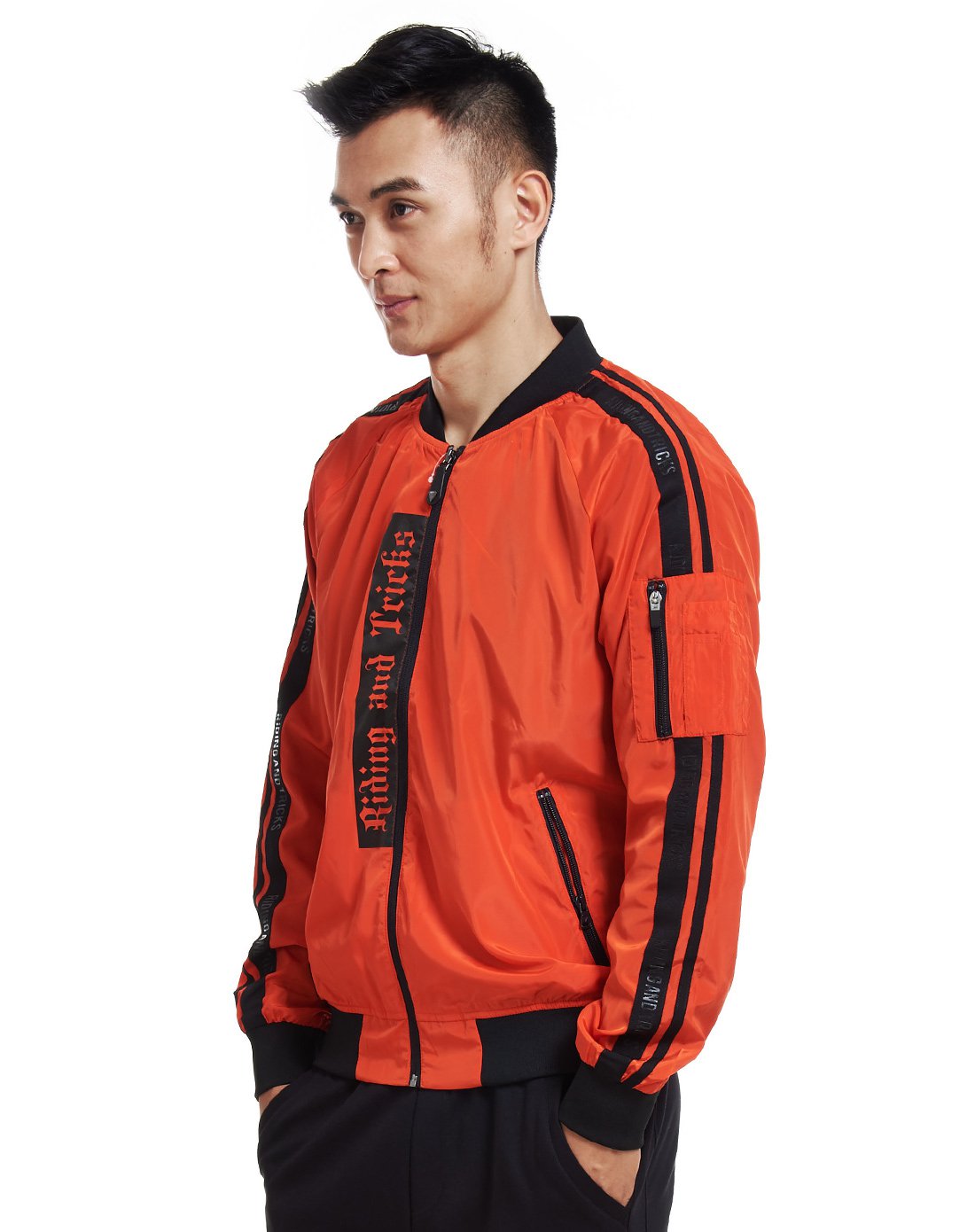 李宁li-ning lng型自首尔系列休闲百搭 男款夹克运动开衫 . l